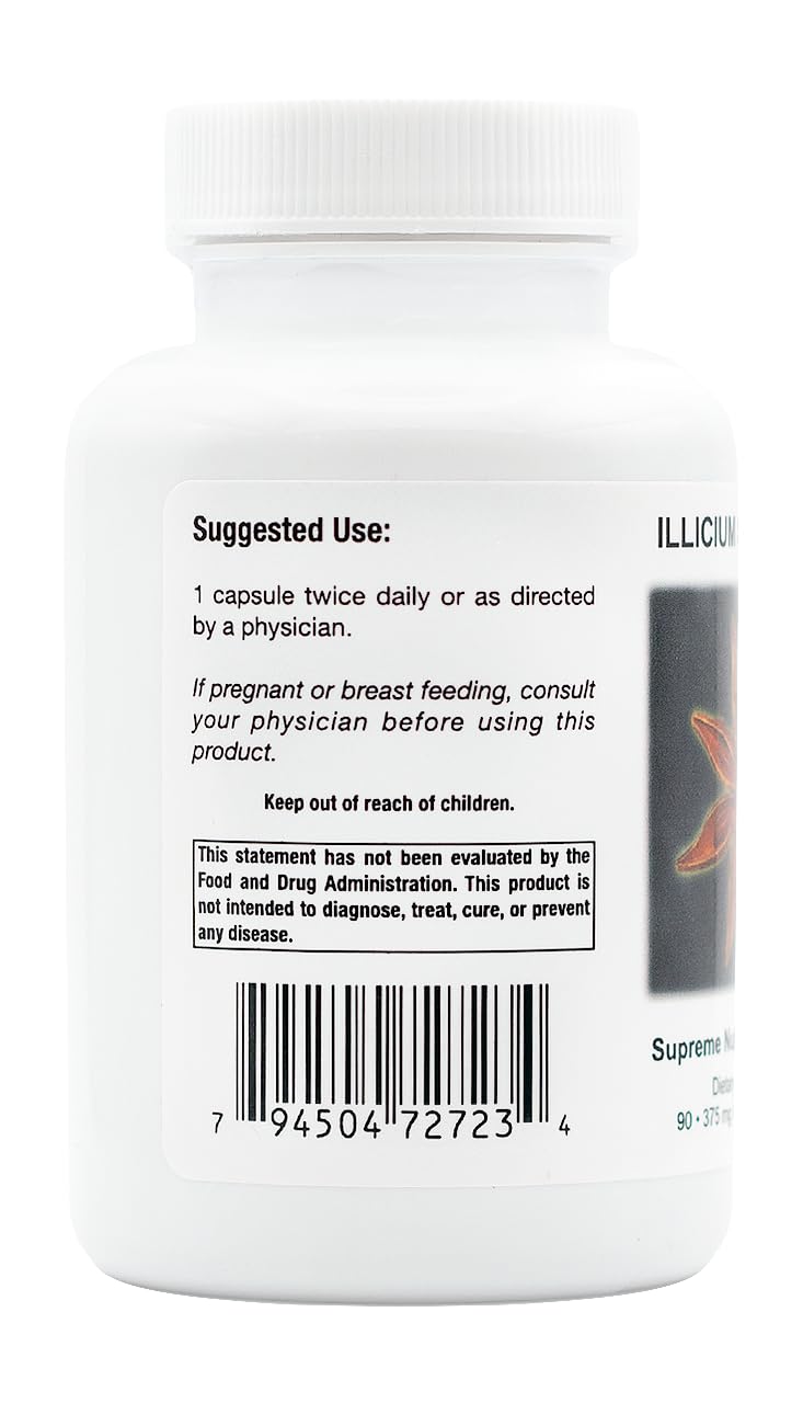 Capsulas en primer plano de Supreme Nutrition Illicium Supreme aptas para aromatizar bebidas