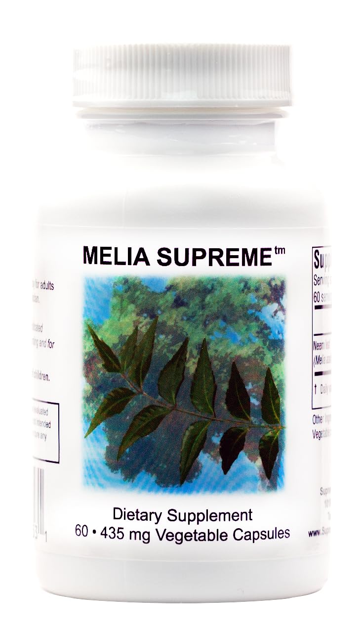 Supreme Nutrition Melia Supreme front label showing product clarity and purity