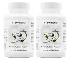 Supreme Nutrition front bottle view showing label and pack benefits