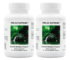 Supreme Nutrition Smilax Supreme bottle front for easy daily supplementation.