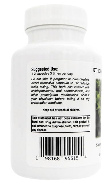 Supreme Nutrition close-up of dried Hypericum perforatum herb texture and quality