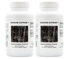Supreme Nutrition bottle front label showing product name and capsule count benefits convenience