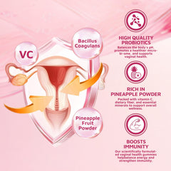 Vitamin C and probiotic wellness for women