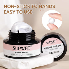 SUPWEE 3D sculpting gel process image showing easy application.