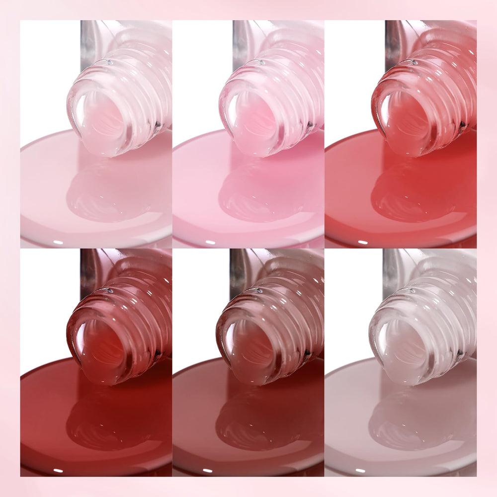 SUPWEE Jelly Nail Polish Set brown shade swatch for warm tones and versatile everyday wear.