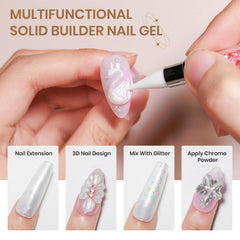 SUPWEE 36pcs nail extend mold helps create uniform nail extensions.