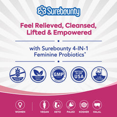 Boxed Surebounty Probiotics for Women 60-count pack (Pack of 2)