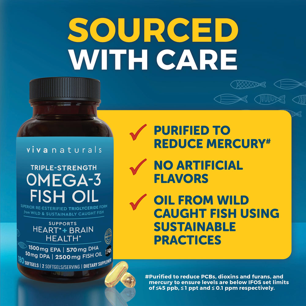 Sustainably sourced from wild-caught fish