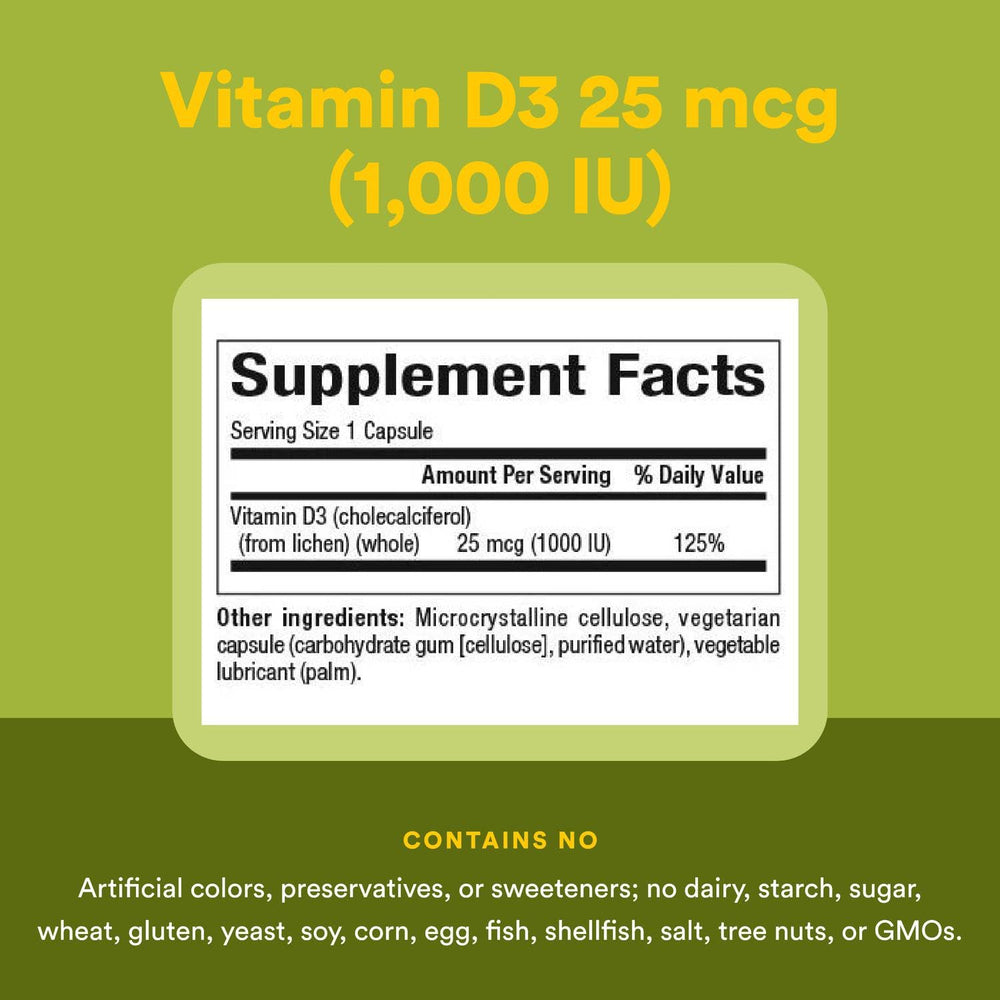 Sustainably harvested lichen for Vitamin D3