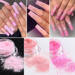 SUTOKAKA dip manicure glitter for quick DIY sparkle.
