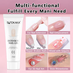 SUTOKAKA dual-ended brush and picker for even application and precise shaping