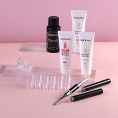 SUTOKAKA rhinestones and sculpting possible with versatile gel extensions