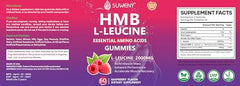 Front view of raspberry-flavored gummies in a bottle