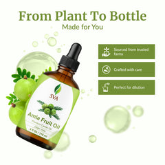 Scalp massage with SVA Amla Oil