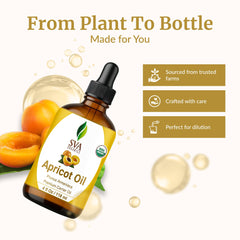 SVA Apricot Seed Oil applied to face for skincare