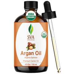 SVA Argan Oil Organic 4 oz bottle with dropper