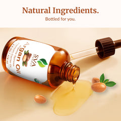 Brand packaging of SVA Argan Oil Organic 4 oz