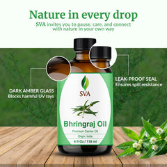 Skin nourishment with Bhringraj oil
