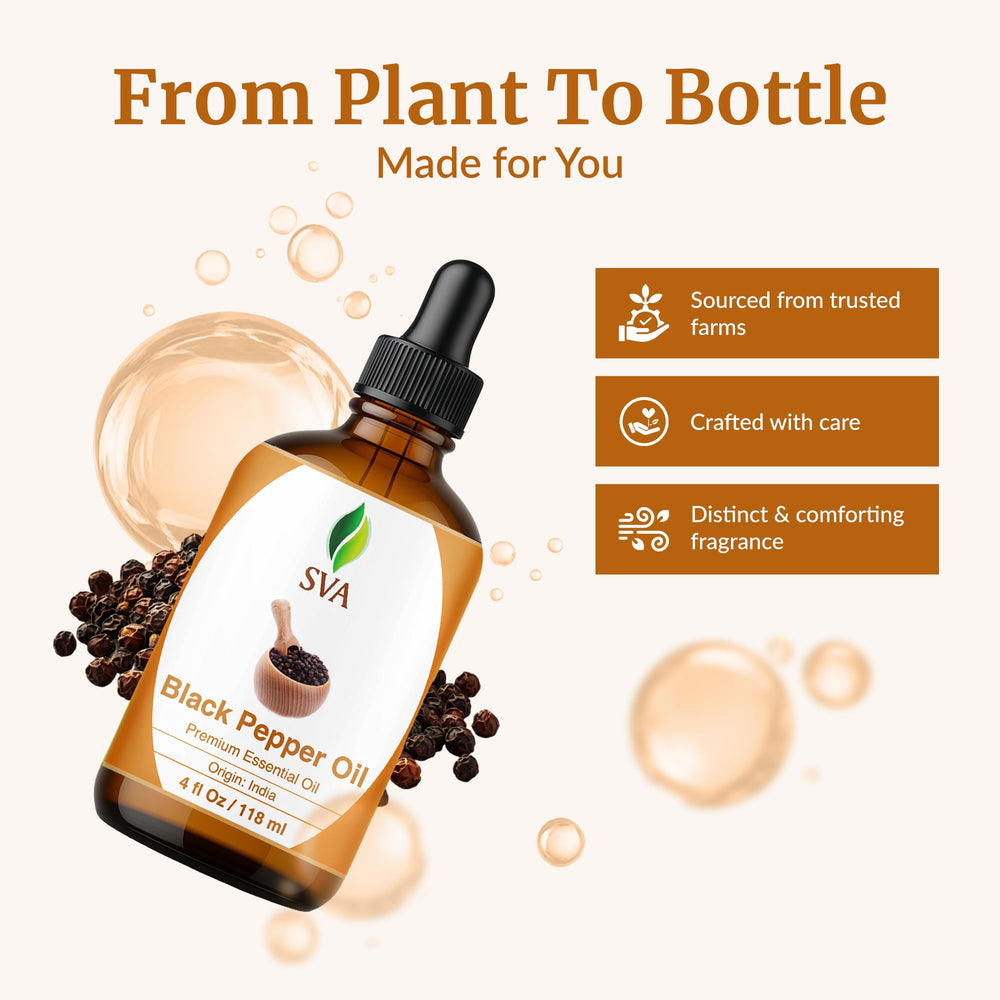 Diffuser with warm pepper aroma using SVA oil