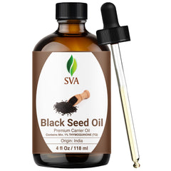SVA Black Seed Oil 4 oz bottle with dropper