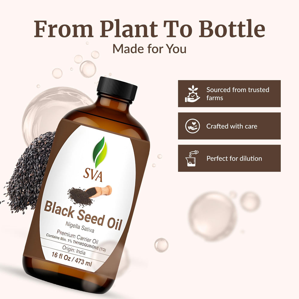 Scalp massage with SVA Black Seed Oil