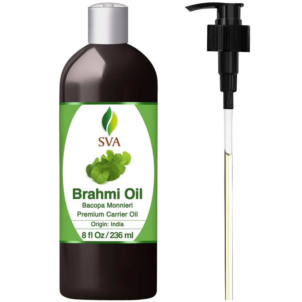 SVA Brahmi Oil 8 oz bottle with pump