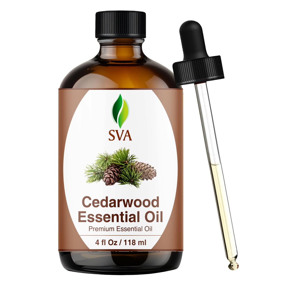 SVA Cedarwood Essential Oil 4oz bottle
