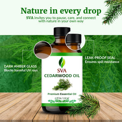 Dropper and packaging of SVA Cedarwood oil