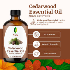 Dropper included for SVA Cedarwood Oil