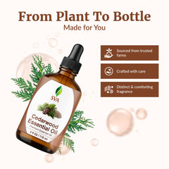 Cedarwood oil for skin care and nourishment