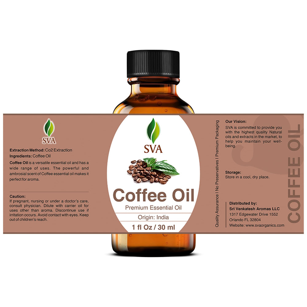 Diffuser usage for SVA Coffee Essential Oil