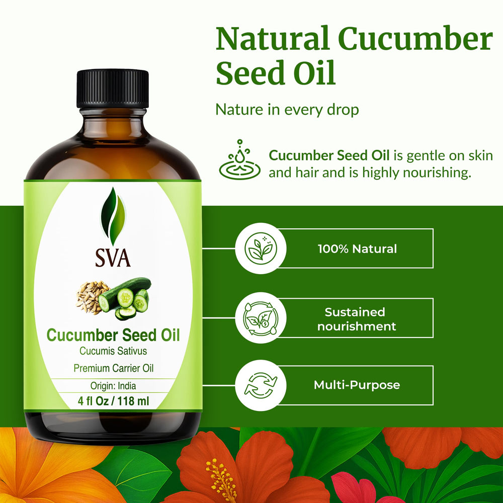 Dropper bottle of SVA Cucumber Seed Oil