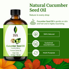 Dropper bottle of SVA Cucumber Seed Oil
