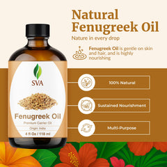 Dropper with fenugreek oil