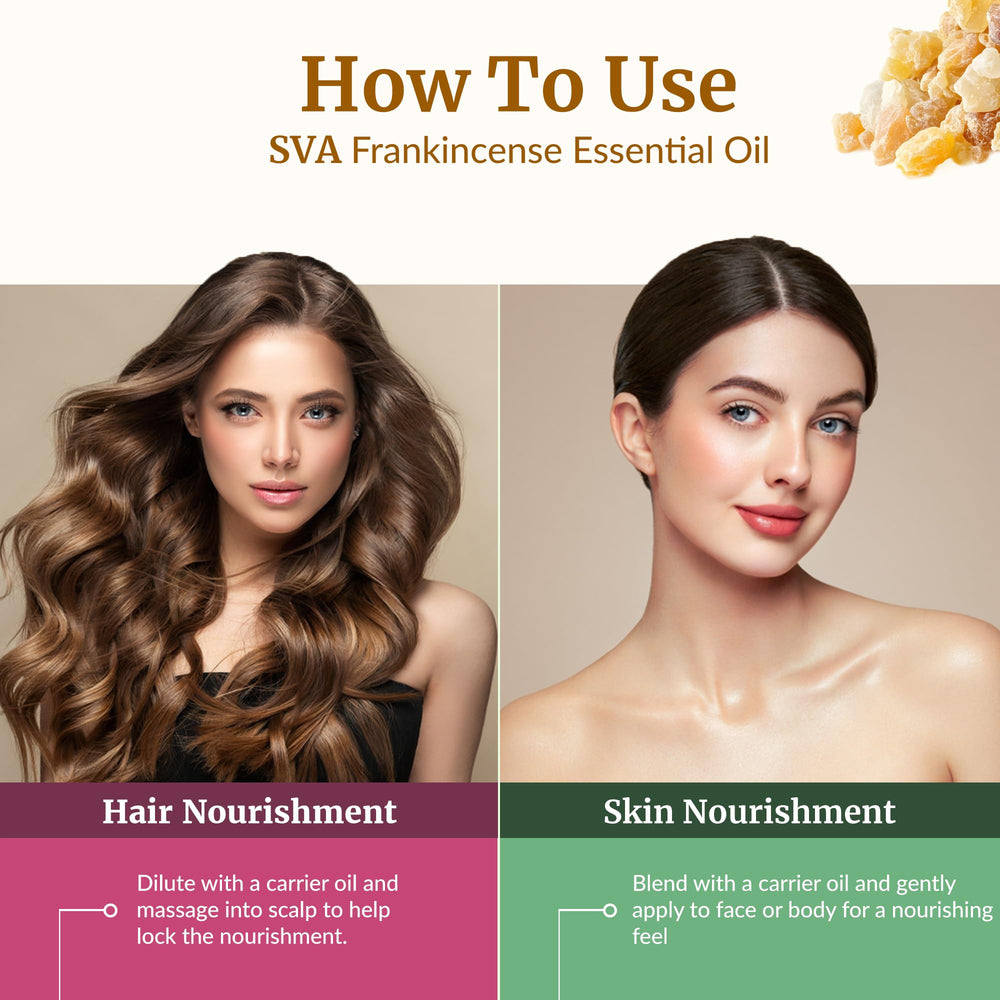 Diluting frankincense essential oil with a carrier oil