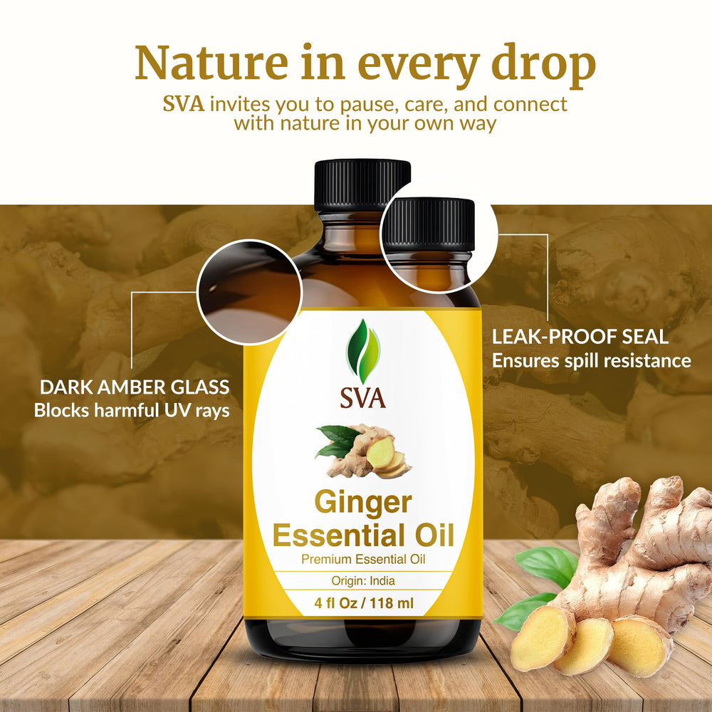 Hair care usage: ginger essential oil for scalp massage