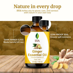 Hair care usage: ginger essential oil for scalp massage