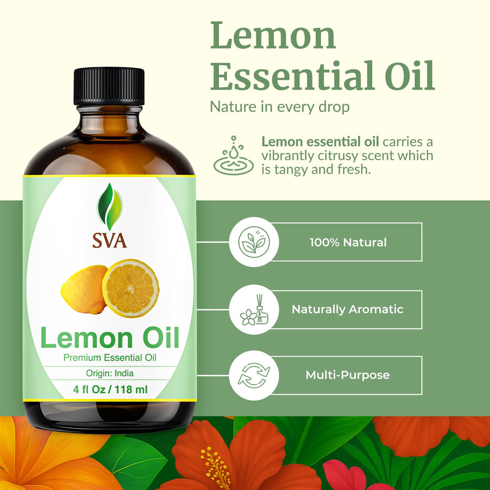 Diffuser use of SVA Lemon Essential Oil for aromatherapy