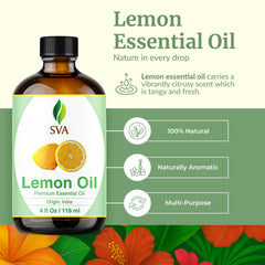 Diffuser use of SVA Lemon Essential Oil for aromatherapy