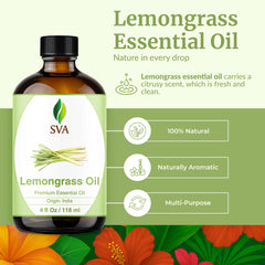 Lemongrass essential oil being used in a diffuser