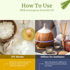 Droplet bottle for precise lemongrass essential oil application