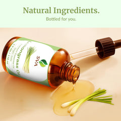 Packaging and labeling of SVA Lemongrass Essential Oil