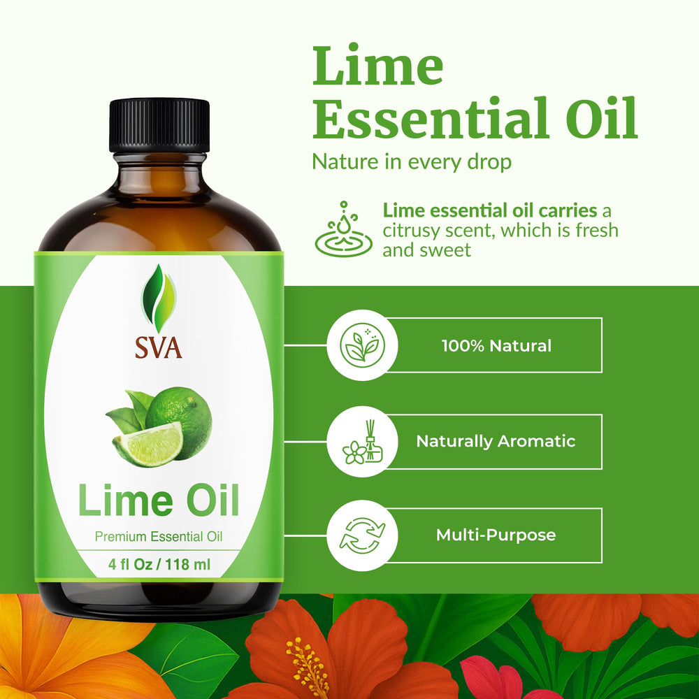 Lime essential oil diffuser emitting citrus aroma