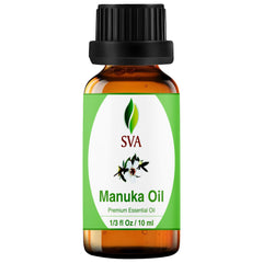 Bottle of SVA Manuka Essential Oil 1/3 oz
