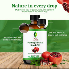 Pomegranate Seed Oil being massaged into scalp