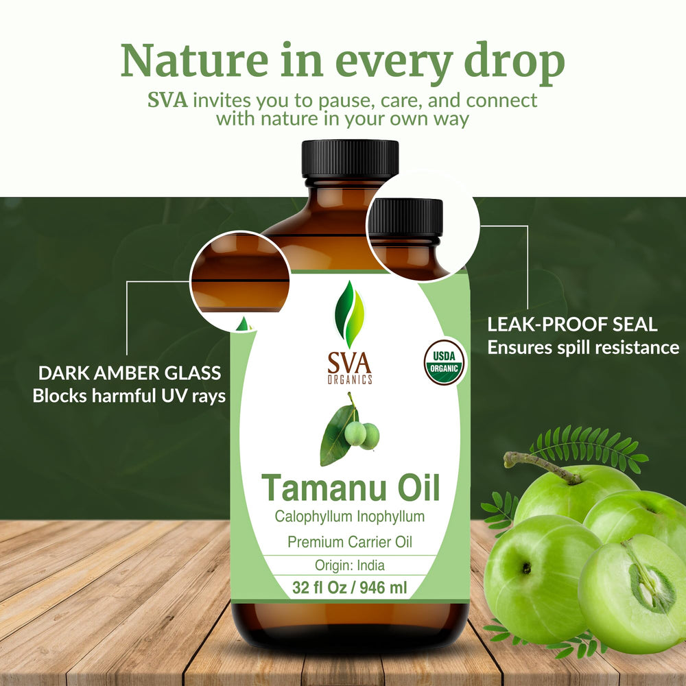 SVA Tamanu Organic Tamanu Oil packaging