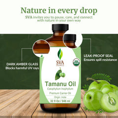 SVA Tamanu Organic Tamanu Oil packaging