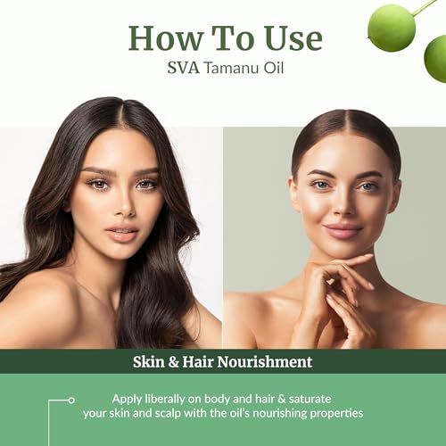 Tamanu seed oil for hair care and conditioning