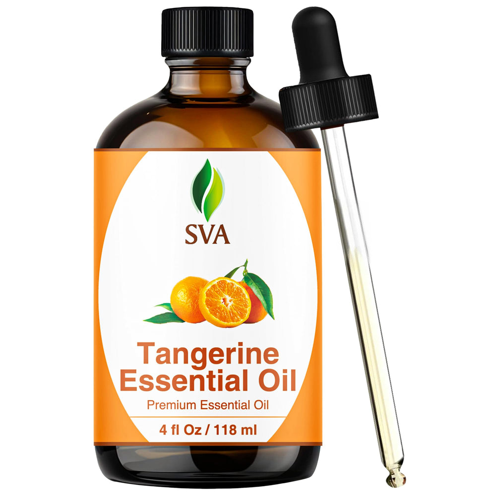 SVA Tangerine Essential Oil 4 oz bottle with dropper