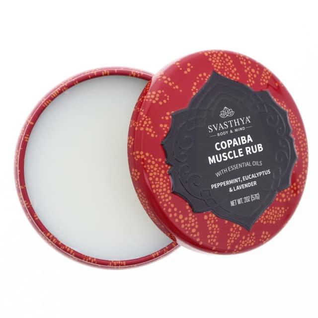 Cooling relief from peppermint in Copaiba Muscle Rub
